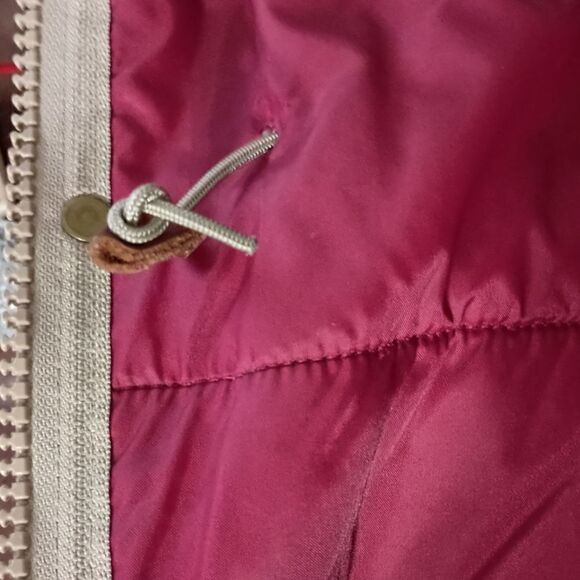 Vintage Woolrich Field Coat XL Mens Tan Beige Red Lining Utility Cargo Pockets - Picture 7 of 16